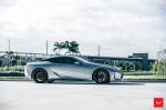 Lexus LC500 Liquid Platinum on Vossen Wheels (HF-3) 2019 года